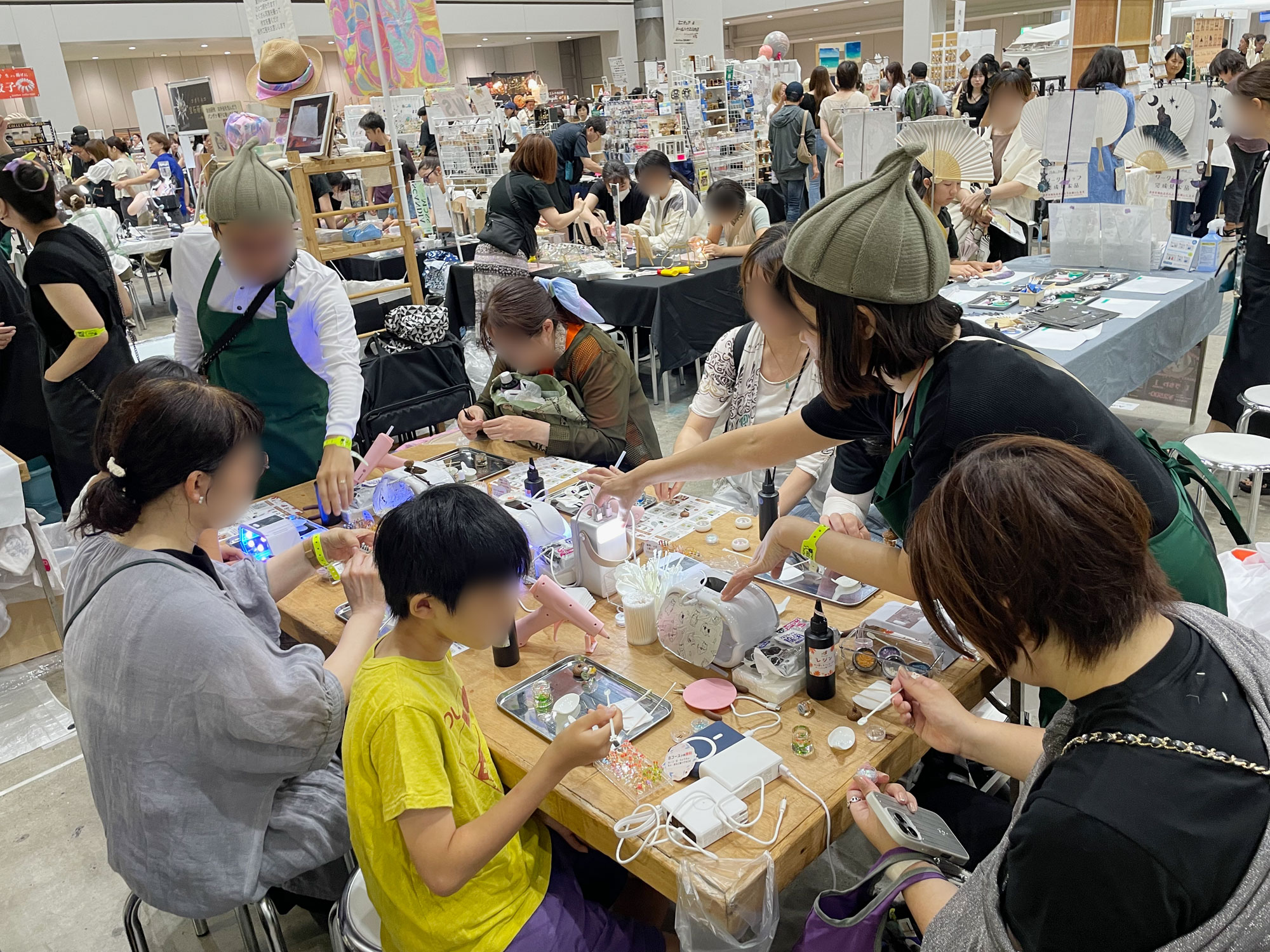 どんぐりレジンワークショップ体験教室-ハンドメイドフェス