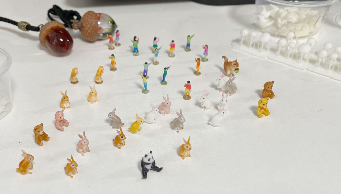 超ミニチュアの着色作業のアルバイト