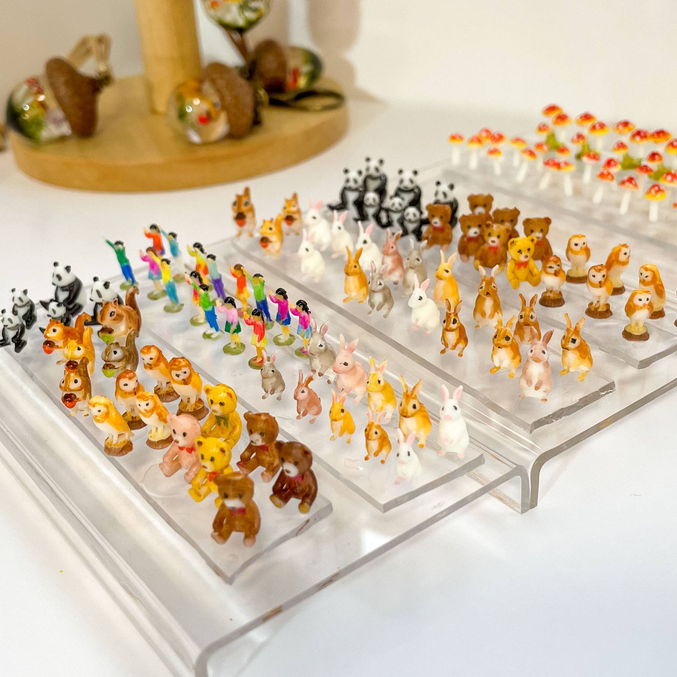 3Dプリンターで作成した超ミニチュア動物