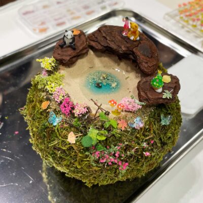 苔玉-はこにわ-箱庭-ミニチュア動物-体験教室-ワークショップ-どんぐりレジン