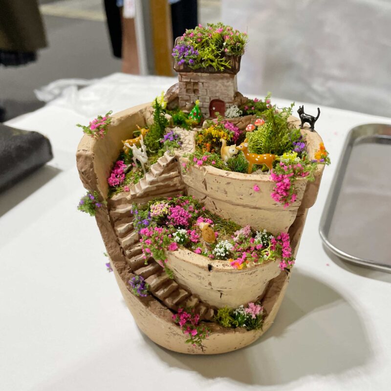ワークショップ_おしゃれ箱庭_ミニチュア動物_体験教室