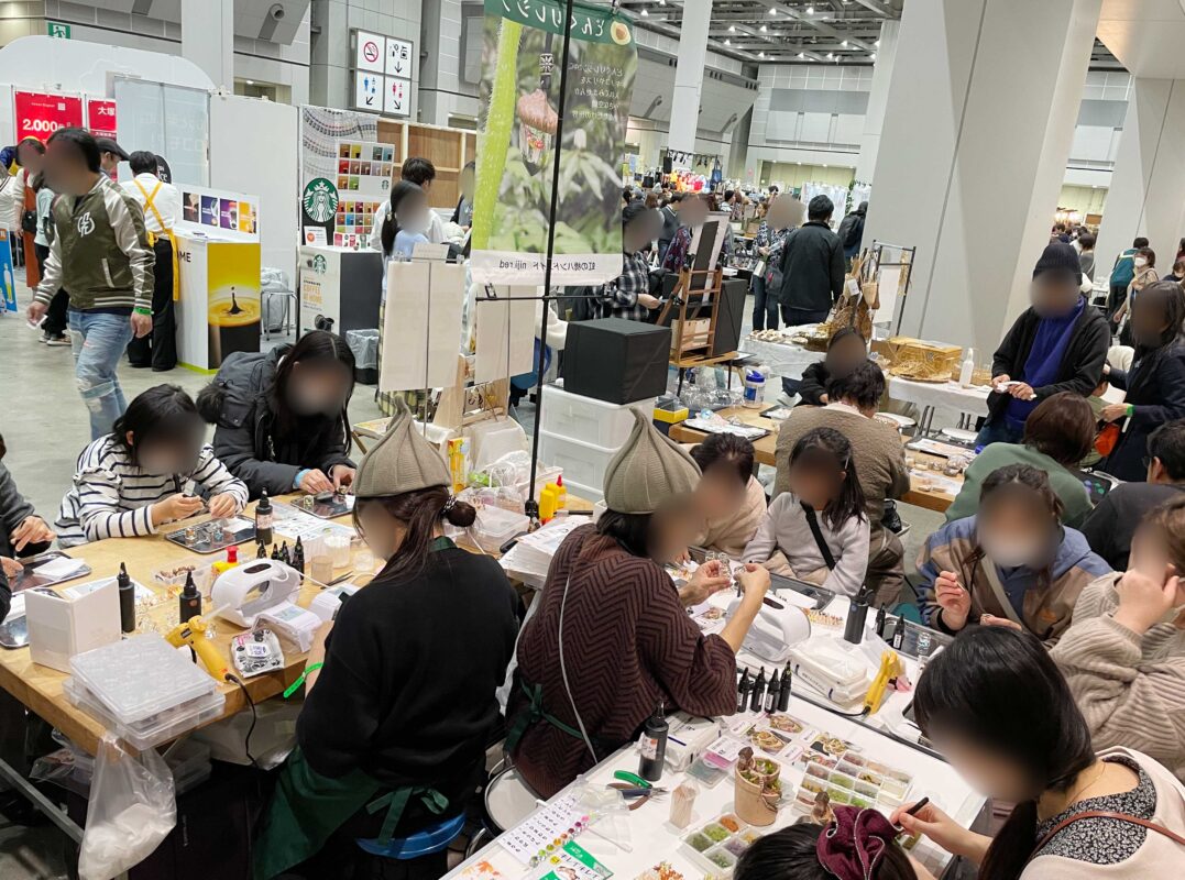 どんぐりレジン体験教室-東京ビッグサイト