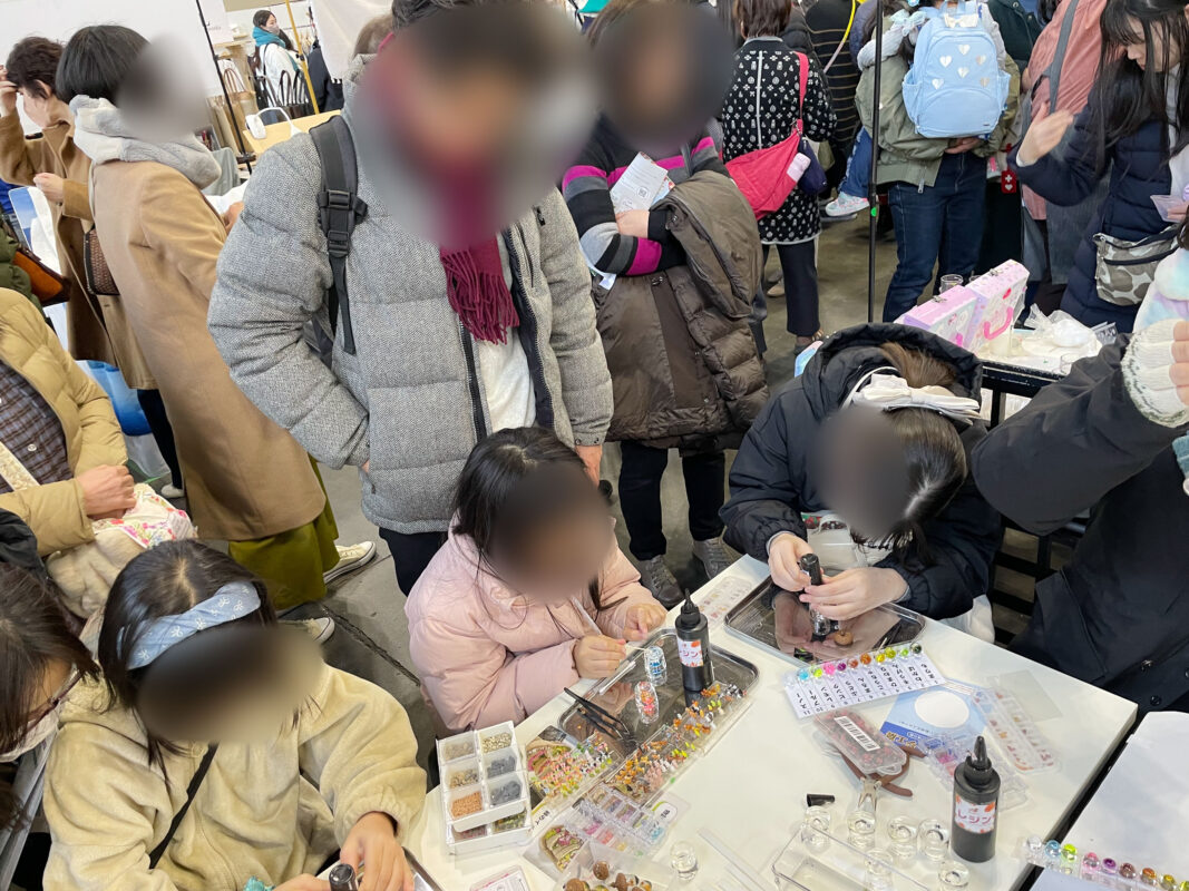 どんぐりレジンのワークショップ-2026名古屋ハンドメイドマルシェに出店しました。